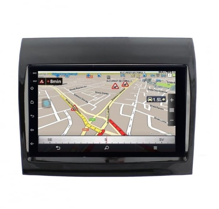 Navigatie dedicata Peugeot Boxer, Fiat Ducado, Movano, 4GB RAM 32GB ROM, Octacore, Android 13, Display QLED 7", DSP, Carplay, Android Auto, Internet, Youtube, Waze, WIFI, Bluetooth [5]