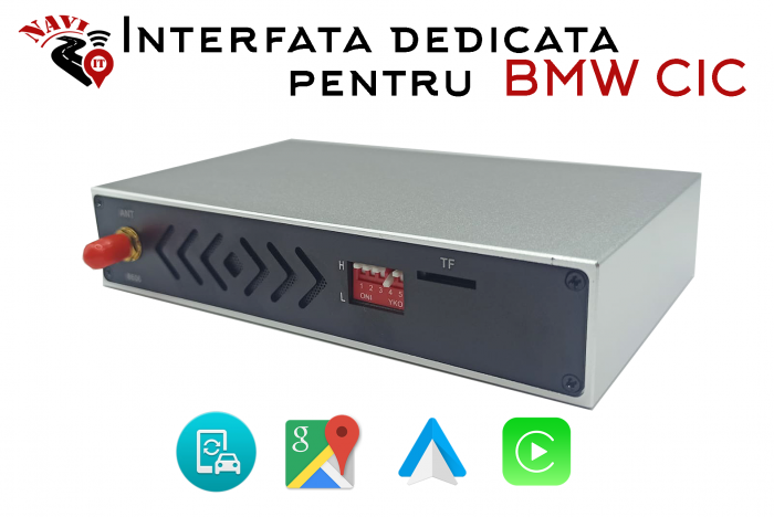 Interfata NAVI-IT dedicata pentru BMW CIC, Carplay, Wireless, Android auto [1]