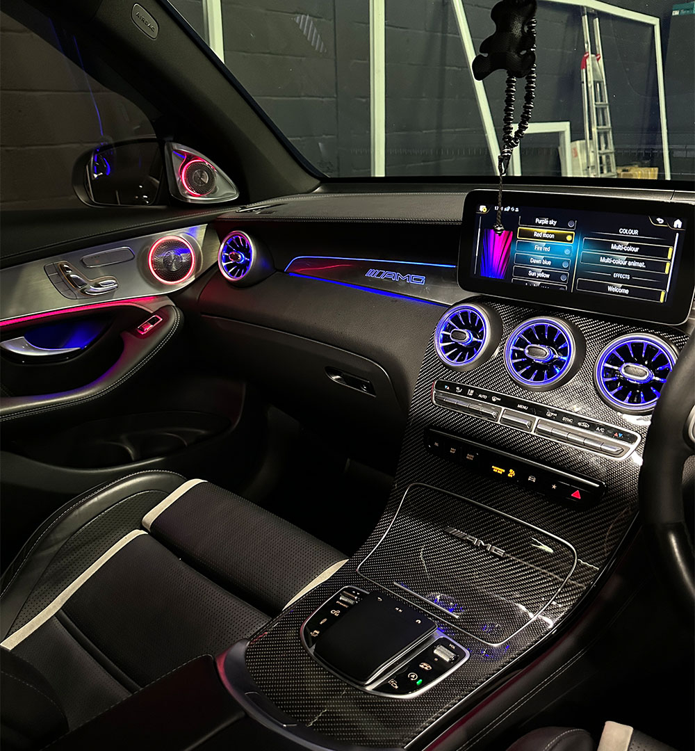 Lumini ambientale Dedicate Mercedes GLC W253/C-Class W205 Kit Complet [7]