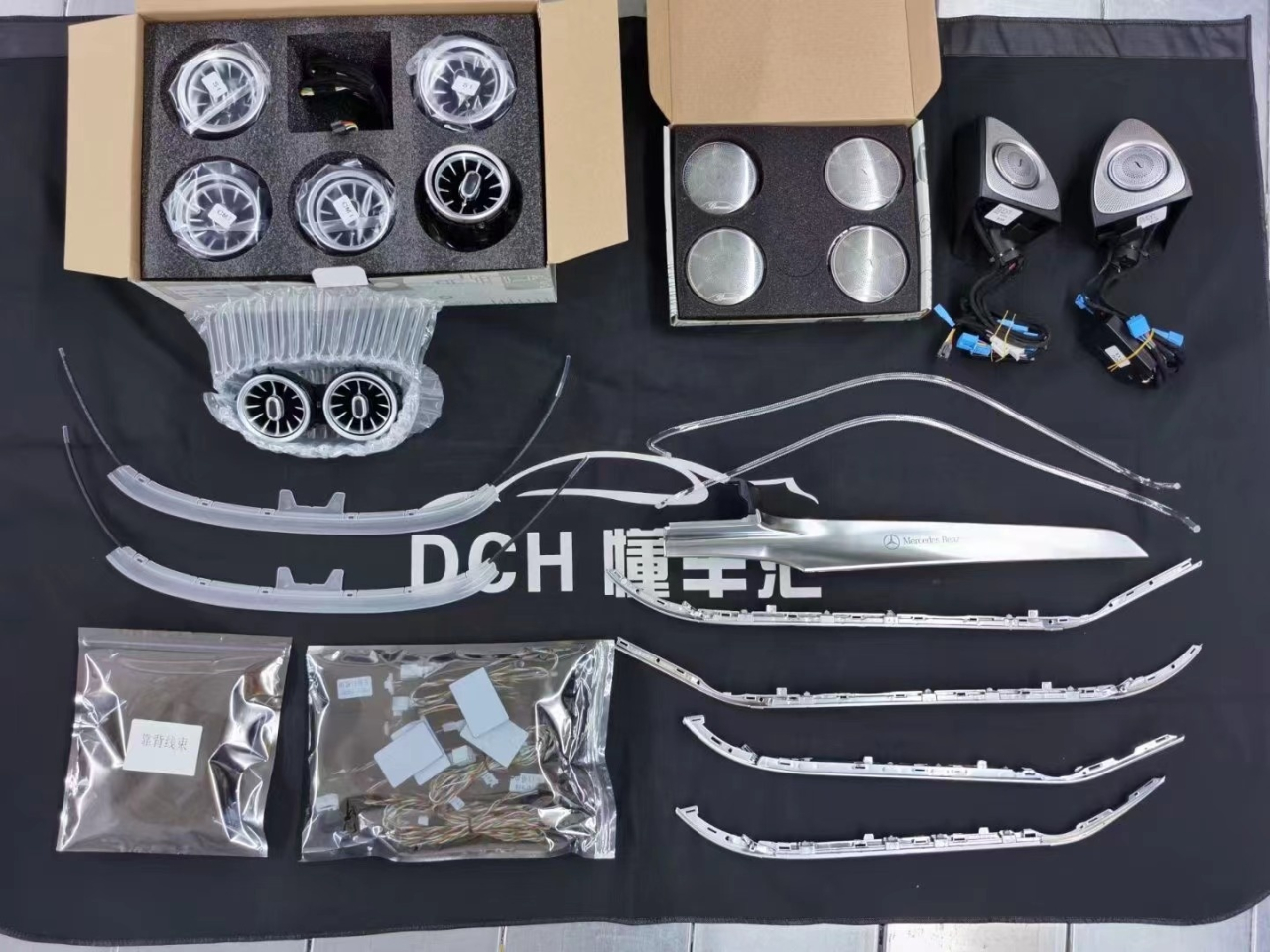 Lumini ambientale Dedicate Mercedes GLC W253/C-Class W205 Kit Complet [8]