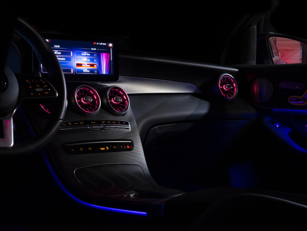 Lumini ambientale Dedicate Mercedes GLC W253/C-Class W205 Kit Complet [4]