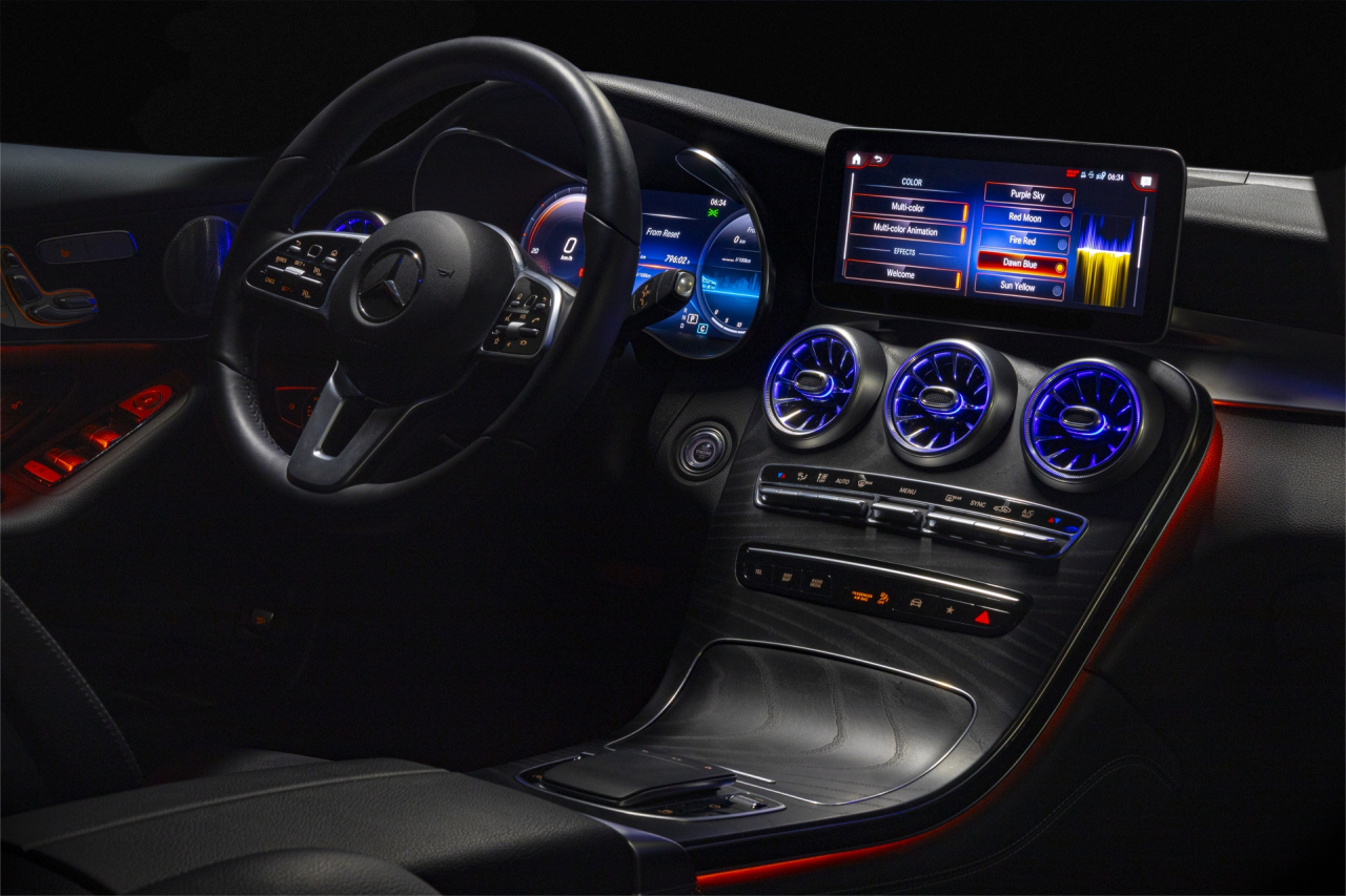 Lumini ambientale Dedicate Mercedes GLC W253/C-Class W205 Kit Complet [3]