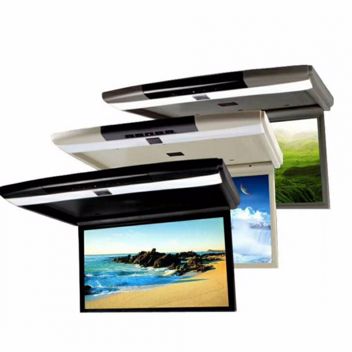 Monitor Auto Plafon Flip Down 17,3",  Android 2GB RAM , 32 ROM Super Slim, HD, SD, USB, HDMI, FM [1]