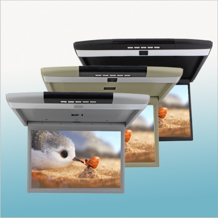 Monitor Auto Plafon Flip Down 17,3",  Android 2GB RAM , 32 ROM Super Slim, HD, SD, USB, HDMI, FM [3]
