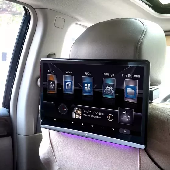 Monitor pentru tetieră cu Display HD de 11.6 inch, 4GB RAM, 64GB ROM, Mirrorlink, USB, sistem Android [2]