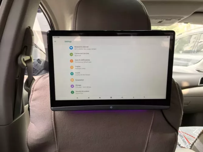 Monitor pentru tetieră cu Display HD de 11.6 inch, 4GB RAM, 64GB ROM, Mirrorlink, USB, sistem Android [3]