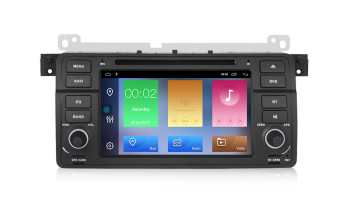 Navigatie NAVI-IT, BMW E46 PX5, 4GB RAM 64GB ROM, DVD, Octa Core, Display 7 Inch, Android 10, Bluetooth, WiFi, Magazin Play, Camera marsarier [1]