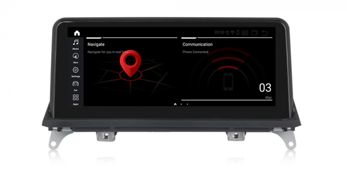 Navigatie dedicata BMW X5 X6 E70,CIC SYSTEM, 4GB RAM 64GB ROM, Octacore 2.0ghz, Display IPS 1280*720 10.25 Inch, Android 10, Bluetooth, WiFi, Magazin Play [3]