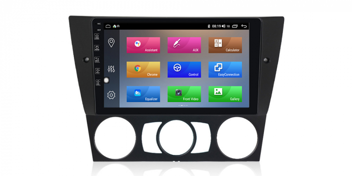 Navigatie dedicata BMW Seria 3 E90 E91 (2005 – 2012), 4GB RAM 64GB ROM, Octacore, Android 13, Display QLED 9", DSP, Carplay, Android Auto, Internet, Youtube, Waze, WIFI, Bluetooth [3]
