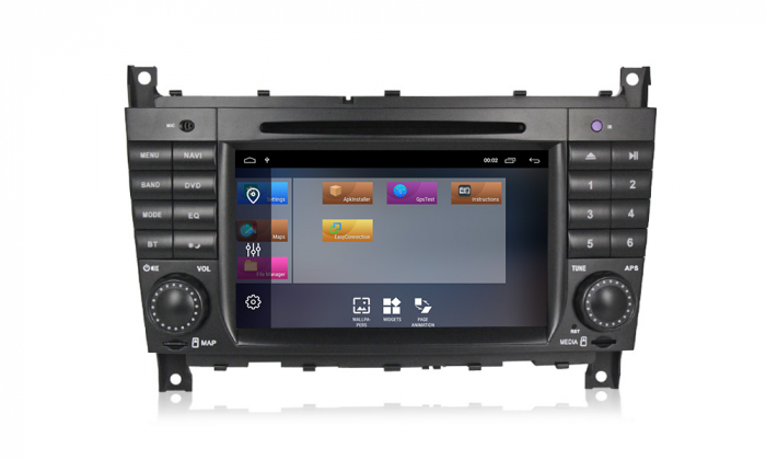 Navigatie dedicata Mercedes C-Class, W203, CLK W209, fara DVD, 2GB RAM 32GB ROM, Quad Core, Display 7" IPS, Android 12 [4]