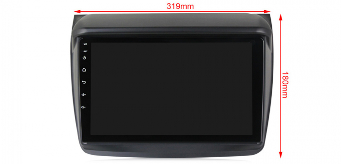 (Resigilata) Navigatie dedicata Mitsubishi L200 2008-2016, 9 Inch, 2GB RAM 32GB ROM, Android 13, WiFi, Bluetooth, Magazin Play, Camera Marsarier [4]