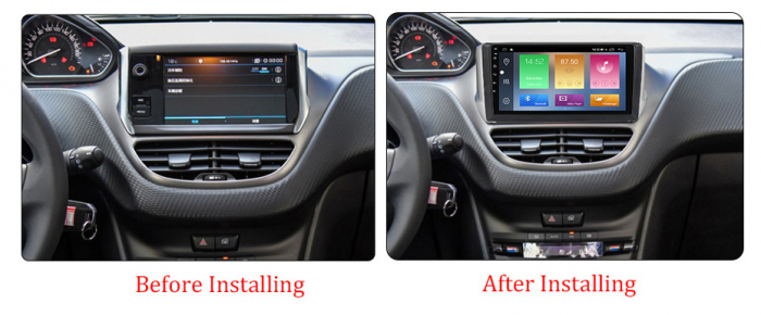Navigatie dedicata Peugeot 208, 4GB RAM 32GB ROM, Octacore, Android 13, Display QLED 10.1", DSP, Carplay, Android Auto, Internet, Youtube, Waze, WIFI, Bluetooth - [3]