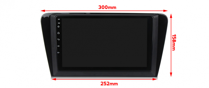 Navigatie dedicata Skoda Octavia A7 2014, 10.1", 4GB RAM 32GB ROM, QLED, Octacore, DSP, RDS, 4G, Android 13, WI-FI, Bluetooth, Magazin Play, Camera marsarier [4]