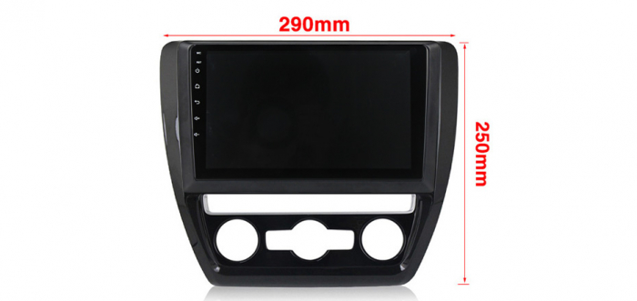 Navigatie dedicata Volkswagen Sagitar, Jetta, 4GB RAM 64GB ROM, Octacore, Android 14, Display QLED 9", DSP, Carplay, Android Auto, Internet, Youtube, Waze, WIFI, Bluetooth [4]