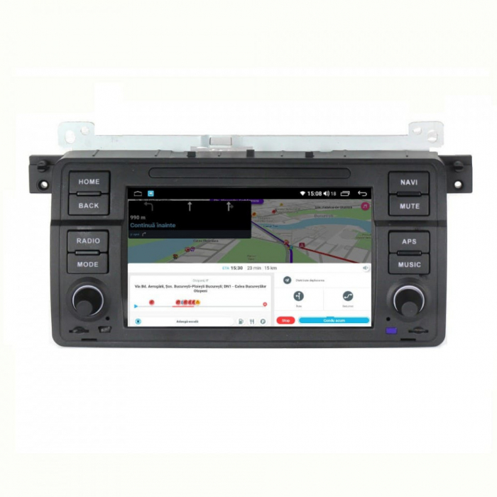 Navigatie dedicata BMW E46/ROVER 75, 2GB RAM 16GB Stocare, Android 10 ,Ecran IPS ,Canbus extern si camera marsarier - [4]