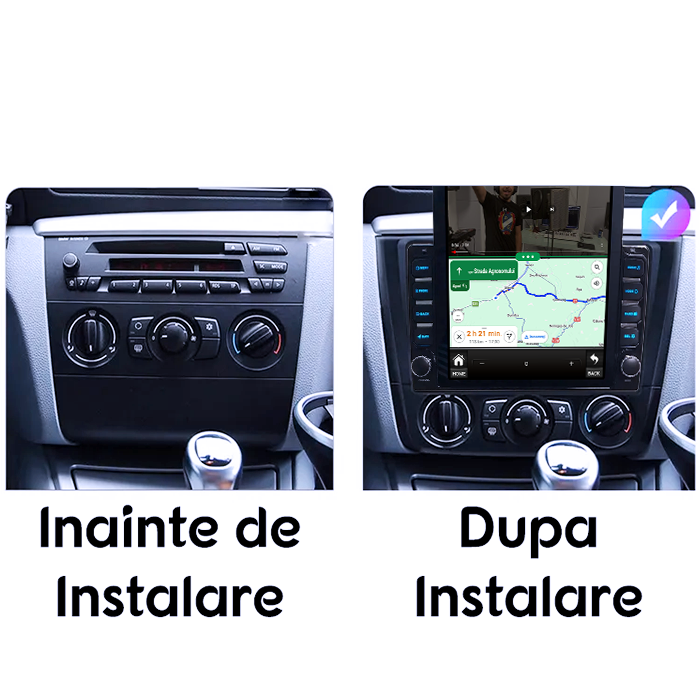 Navigati dedicata BMW Seria 1 E81/E87 2007-2013, Tesla Style, 8GB RAM 128GB ROM, Octacore, Android 13, Display QLED 10.25", DSP, Carplay&Android Auto, SIM 4G, Ventilator Activ [5]