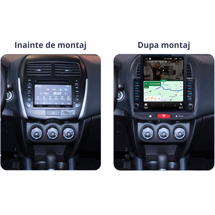 Navigati dedicata Peugeot 4008, Tesla Style, 8GB RAM 128GB ROM, Octacore, Android 13, Display QLED 10.25", DSP, Carplay&Android Auto, SIM 4G, Ventilator Activ [5]