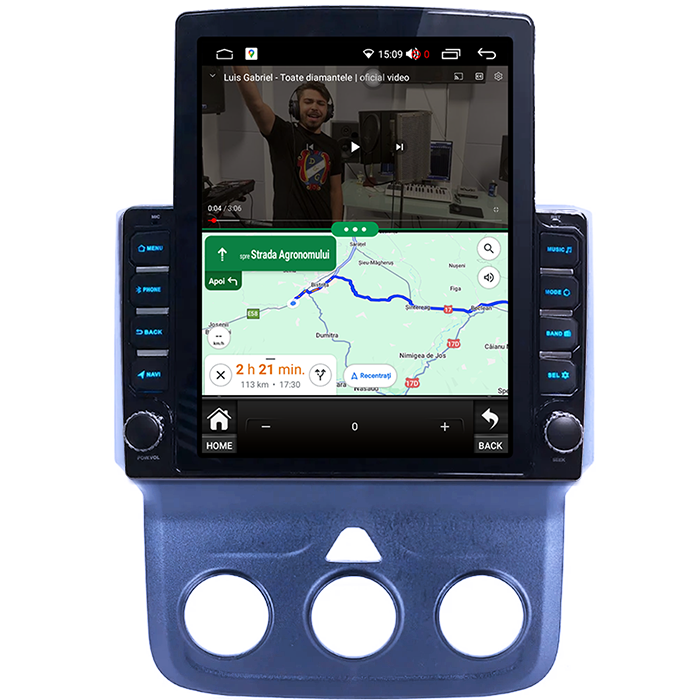 Navigati dedicata Dodge RAM 2018, Tesla Style, 8GB RAM 128GB ROM, Octacore, Android 13, Display QLED 10.25", DSP, Carplay&Android Auto, SIM 4G, Ventilator Activ [4]