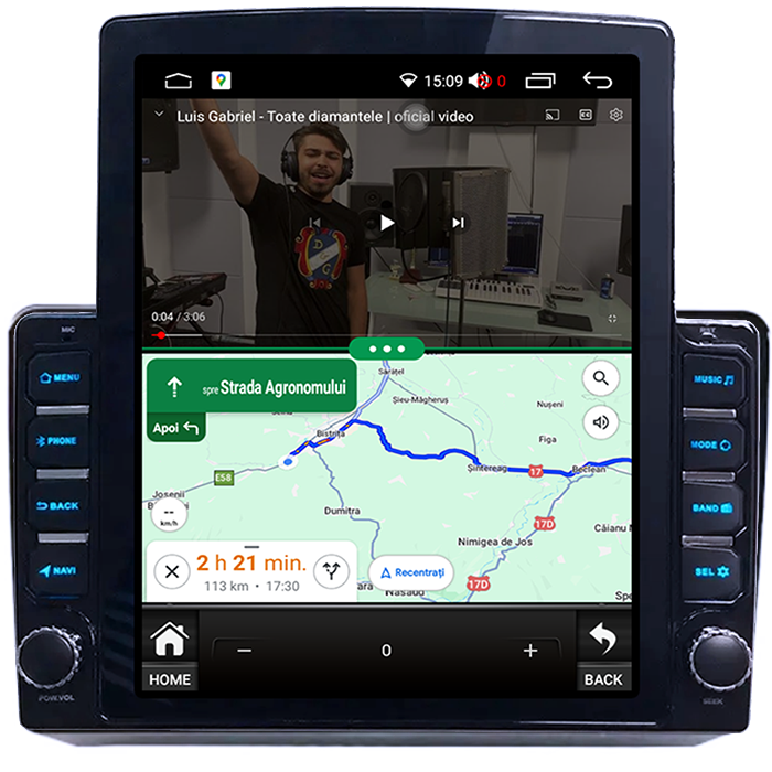 Navigati dedicata Fiat Viaggio/Ottimo, Tesla Style, 8GB RAM 128GB ROM, Octacore, Android 13, Display QLED 10.25", DSP, Carplay&Android Auto, SIM 4G, Ventilator Activ [4]