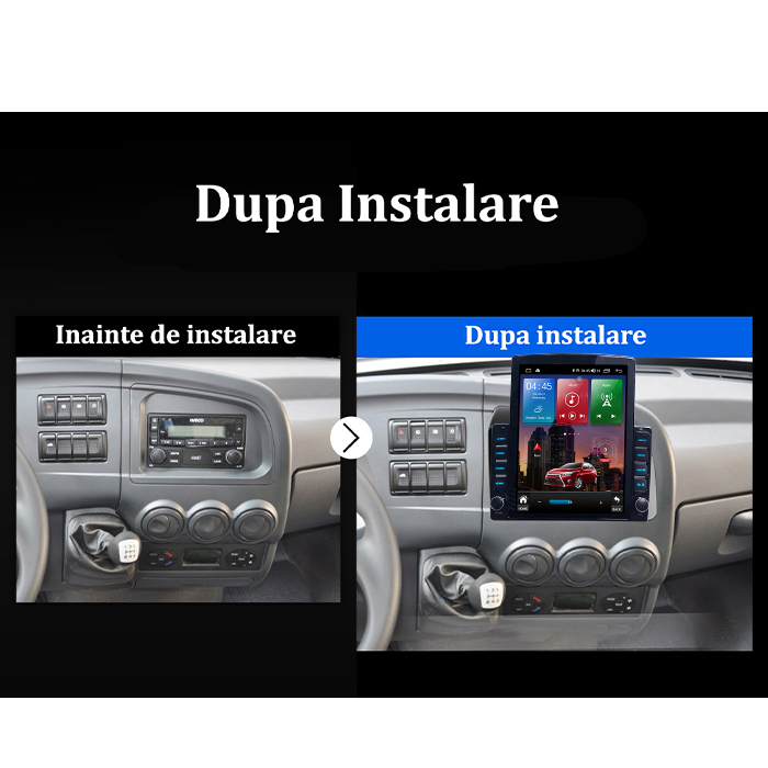 Navigati dedicata Iveco Bronte 2014-2016, Tesla Style, 8GB RAM 128GB ROM, Octacore, Android 13, Display QLED 10.25", DSP, Carplay&Android Auto, SIM 4G, Ventilator Activ [5]