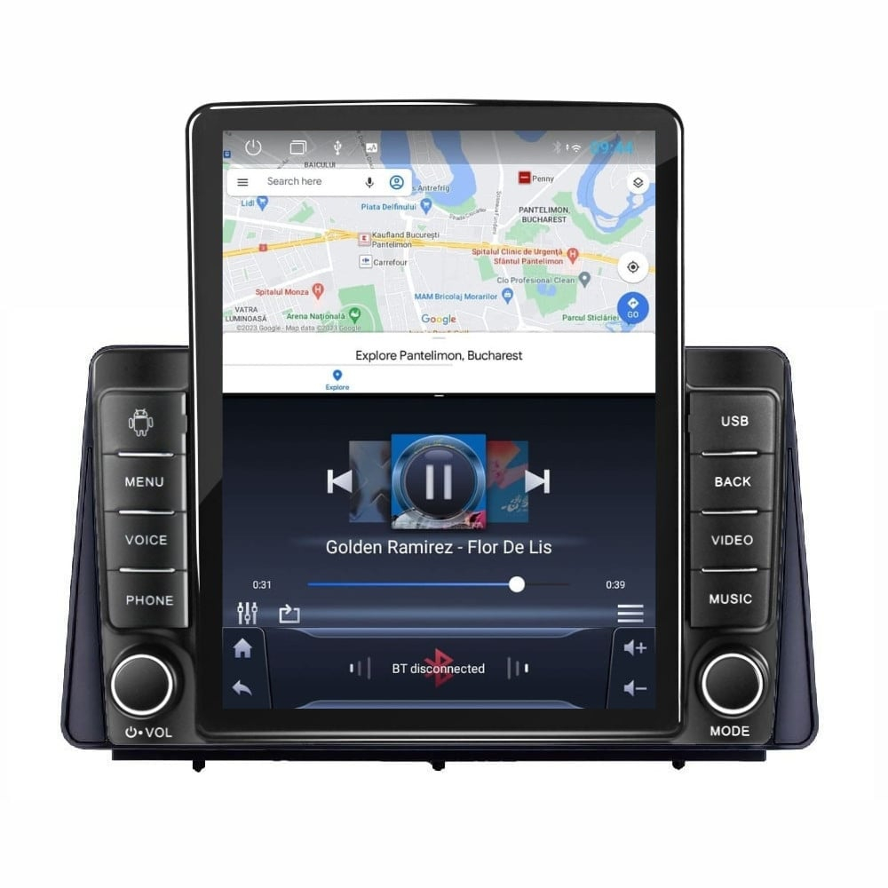 Navigati dedicata Ford Focus 2019+, Tesla Style, 8GB RAM 128GB ROM, Octacore, Android 13, Display QLED 10.25", DSP, Carplay&Android Auto, SIM 4G, Ventilator Activ [3]