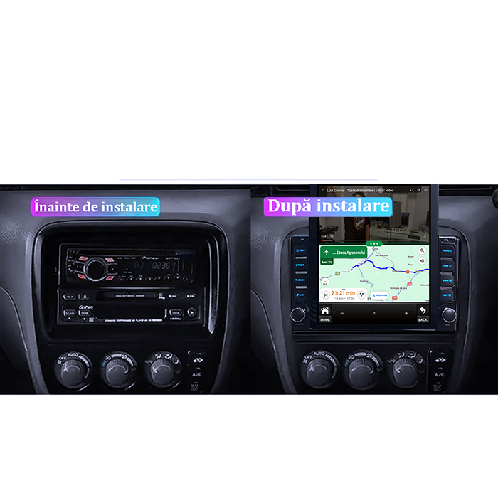 Navigati dedicata Honda CR-V 1998, Tesla Style, 4GB RAM 64GB ROM, Quadcore, Android 13, Display QLED 10.25", DSP, Carplay&Android [5]