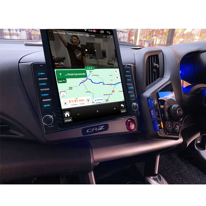Navigati dedicata Honda CR-Z, Tesla Style, 4GB RAM 64GB ROM, Quadcore, Android 13, Display QLED 10.25", DSP, Carplay&Android [5]