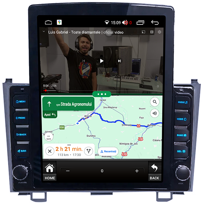 Navigati dedicata Honda CR-V (2006-2012), Tesla Style, 8GB RAM 128GB ROM, Octacore, Android 13, Display QLED 10.25", DSP, Carplay&Android Auto, SIM 4G, Ventilator Activ [4]