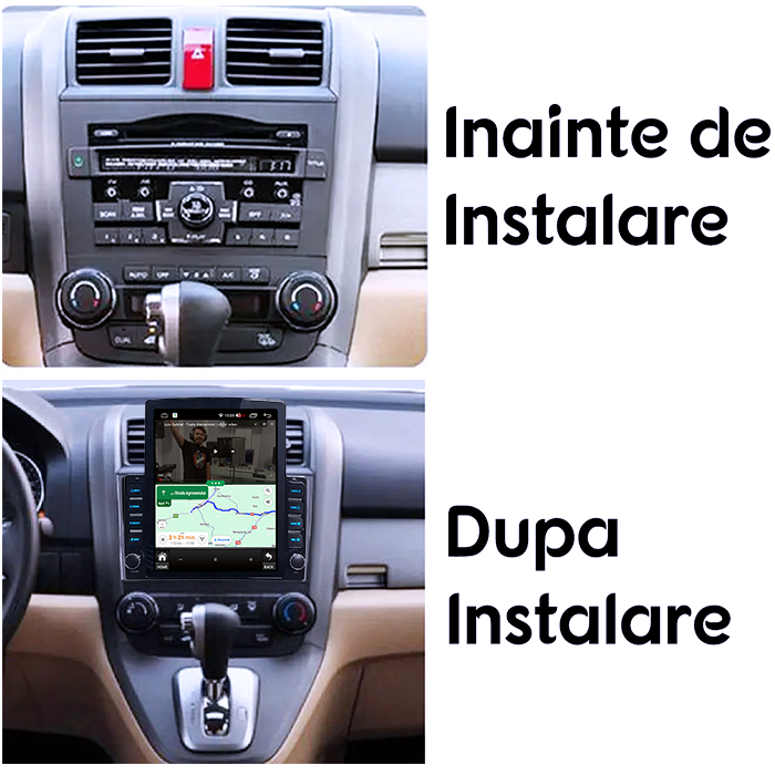 Navigati dedicata Honda CR-V (2006-2012), Tesla Style, 8GB RAM 128GB ROM, Octacore, Android 13, Display QLED 10.25", DSP, Carplay&Android Auto, SIM 4G, Ventilator Activ [5]