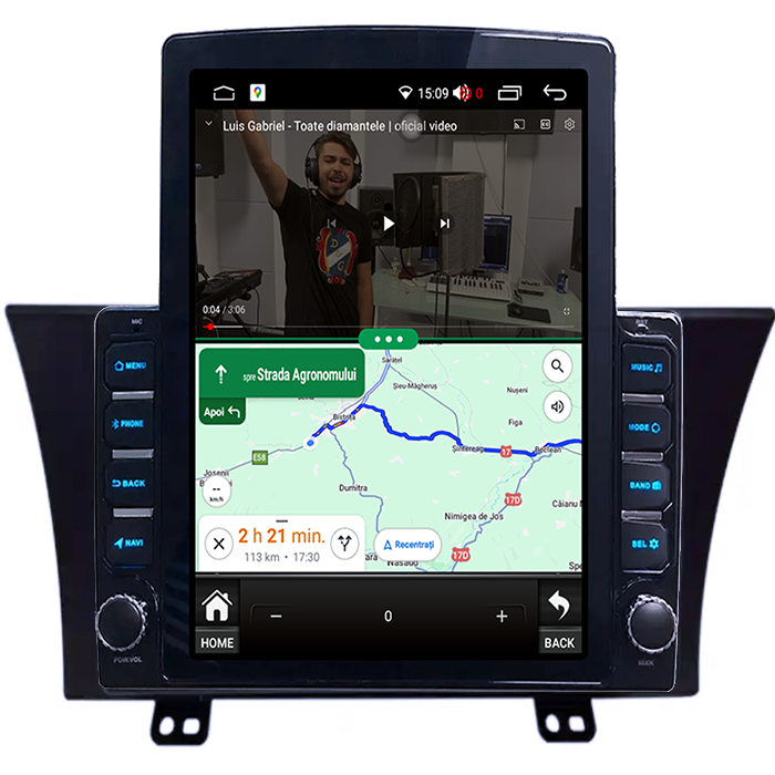 Navigati dedicata Honda Elysion, Tesla Style, 8GB RAM 128GB ROM, Octacore, Android 13, Display QLED 10.25", DSP, Carplay&Android Auto, SIM 4G, Ventilator Activ [4]