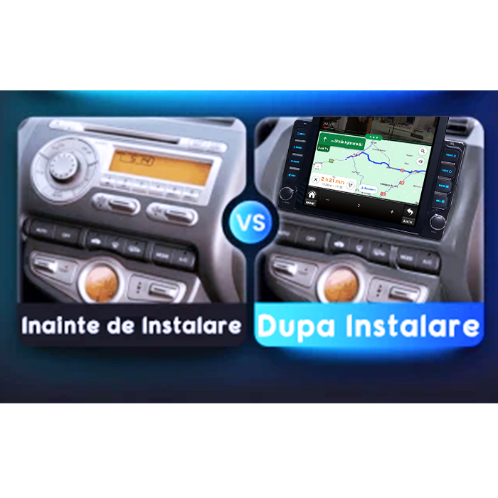Navigati dedicata Honda Jazz City 2002-2007, Tesla Style, 8GB RAM 128GB ROM, Octacore, Android 13, Display QLED 10.25", DSP, Carplay&Android Auto, SIM 4G, Ventilator Activ [5]