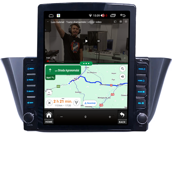 Navigati dedicata Iveco Daily 2007-2014, Tesla Style, 8GB RAM 128GB ROM, Octacore, Android 13, Display QLED 10.25", DSP, Carplay&Android Auto, SIM 4G, Ventilator Activ [2]