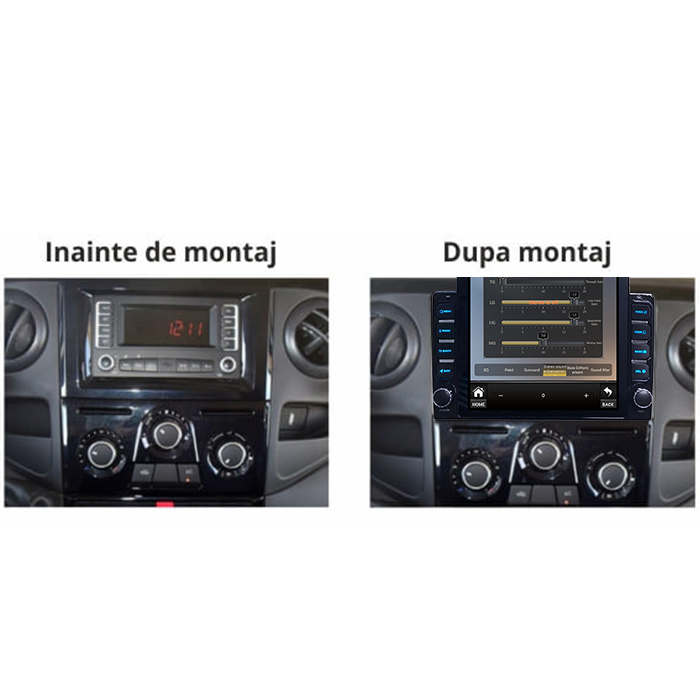 Navigati dedicata Iveco Daily 2018, Tesla Style, 8GB RAM 128GB ROM, Octacore, Android 13, Display QLED 10.25", DSP, Carplay&Android Auto, SIM 4G, Ventilator Activ [5]