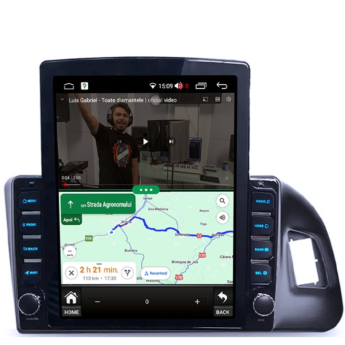 Navigati dedicata Q5 2008 2017 Chorus, Tesla Style, 4GB RAM 64GB ROM, Octacore, Android 13, Display QLED 10.25", DSP, Carplay&Android Auto, SIM 4G, Ventilator Activ [1]