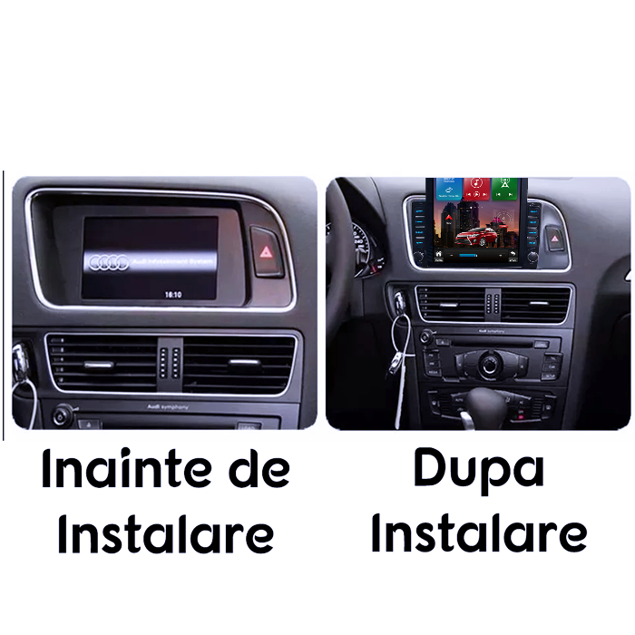 Navigati dedicata Q5 2008 2017 Chorus, Tesla Style, 4GB RAM 64GB ROM, Octacore, Android 13, Display QLED 10.25", DSP, Carplay&Android Auto, SIM 4G, Ventilator Activ [6]