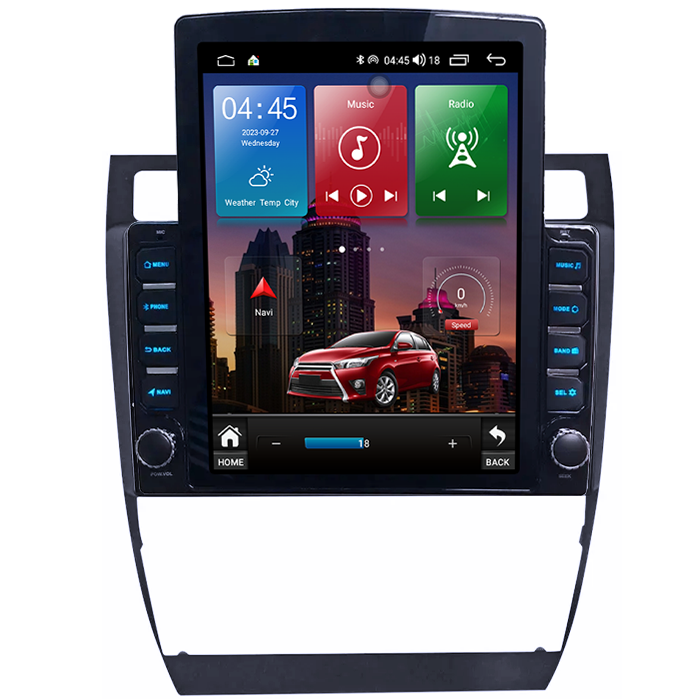 Navigati dedicata Audi A6 1997-2005, Tesla Style, 4GB RAM 64GB ROM, Quadcore, Android 13, Display QLED 10.25", DSP, Carplay&Android Auto [3]