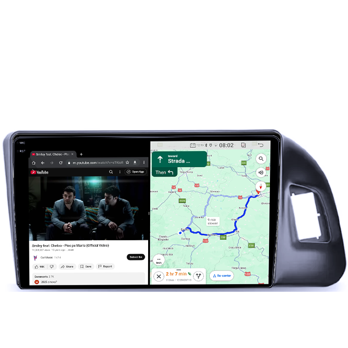 Navigati dedicata Q5 2010-2018, Chorus Ecran Rosu, 4GB RAM 64GB ROM, Quadcore, Android 14, Display QLED 1K, 9", DSP, Carplay&Android Auto, Suport camere AHD [5]