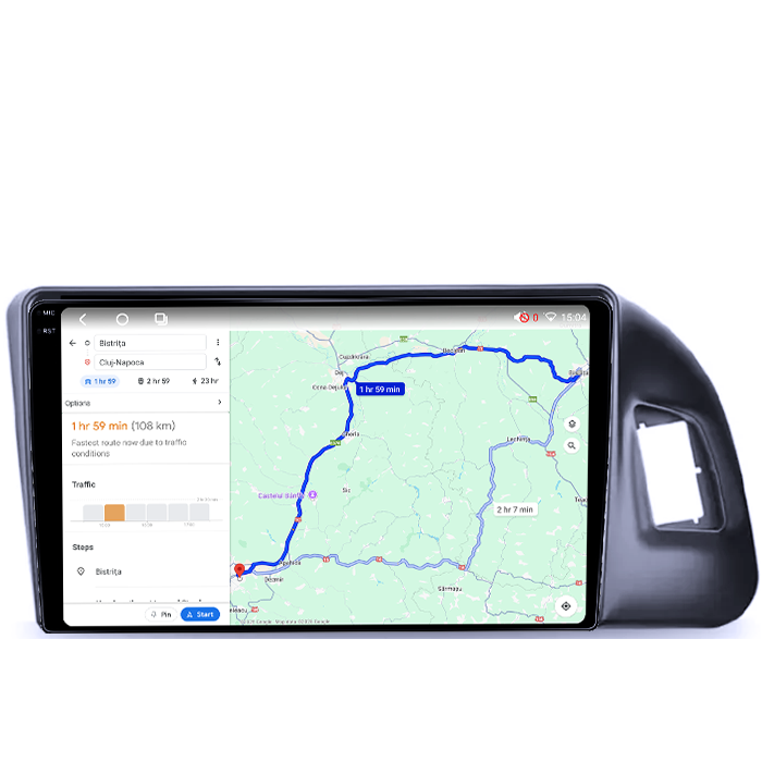 Navigati dedicata Q5 2010-2018, Chorus Ecran Rosu, 8GB RAM 128GB ROM, Octacore, Platforma TS18, Android 14, Display QLED 10", DSP, Carplay&Android Auto, SIM 4G [6]