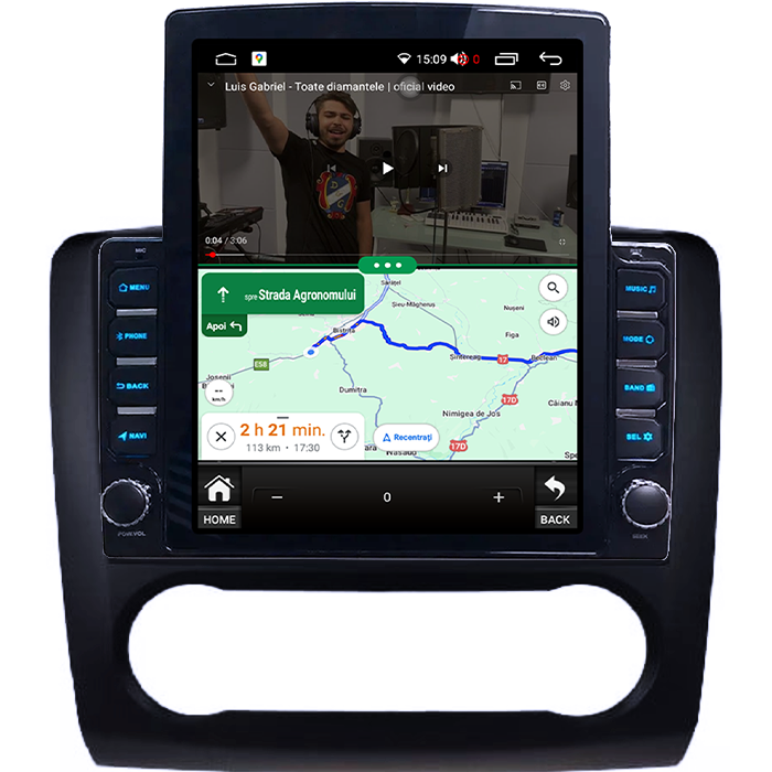 Navigati dedicata Ford Focus 2004-2011 Clima Automata, Tesla Style, 8GB RAM 128GB ROM, Octacore, Android 13, Display QLED 10.25", DSP, Carplay&Android Auto, SIM 4G, Ventilator Activ [2]