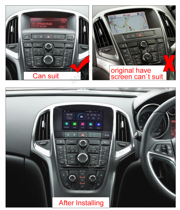 (Resigilata) Navigatie dedicata Opel Astra J compatibil cu modelele fara de fabrica, Android 13, 2GB RAM 32GB ROM, Quadcore, IPS, [3]