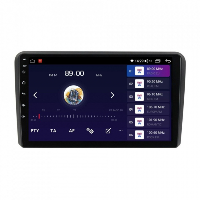 (Resigilata) Navigatie dedicata Audi A3 2003 - 2013, Android 13, Wireless Carplay si Android auto 2 GB RAM 32 ROM, Ecran Full HD, Display IPS, 9inch, Microfon Extern, Camera AHD [3]