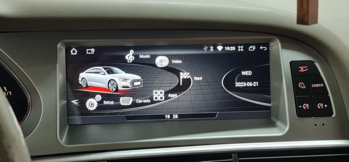 Navigatie dedicata Audi A6 C6 2010-2012 , MMI3G, Display 9 inch 1280*720, 8GB RAM, 128 ram Octacore 2.0ghz, Android Auto si Carplay ,include adaptor fibra optica [6]