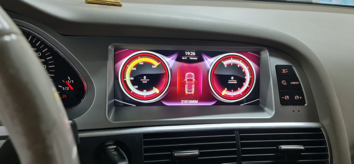 Navigatie dedicata Audi A6 C6 2010-2012 , MMI3G, Display 9 inch 1280*720, 8GB RAM, 128 ram Octacore 2.0ghz, Android Auto si Carplay ,include adaptor fibra optica [4]