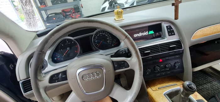 Navigatie dedicata Audi A6 C6 2010-2012 , MMI3G, Display 9 inch 1280*720, 8GB RAM, 128 ram Octacore 2.0ghz, Android Auto si Carplay ,include adaptor fibra optica [10]