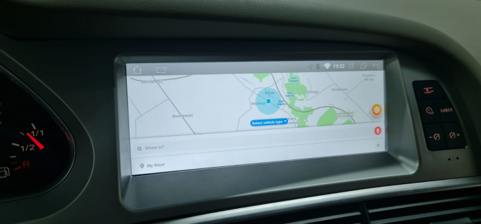 Navigatie dedicata Audi A6 C6 2010-2012 , MMI3G, Display 9 inch 1280*720, 8GB RAM, 128 ram Octacore 2.0ghz, Android Auto si Carplay ,include adaptor fibra optica [7]