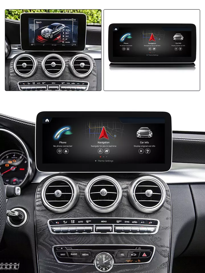 Navigatie dedicata Mercedes Benz C Class W205 ,GLC 2014-2018 NTG 5.0, Display 12.5 Inch 1280*720, Android 12, 8GB RAM 256GB ROM, Octacore 2.0ghz, WI-FI, Bluetooth [2]
