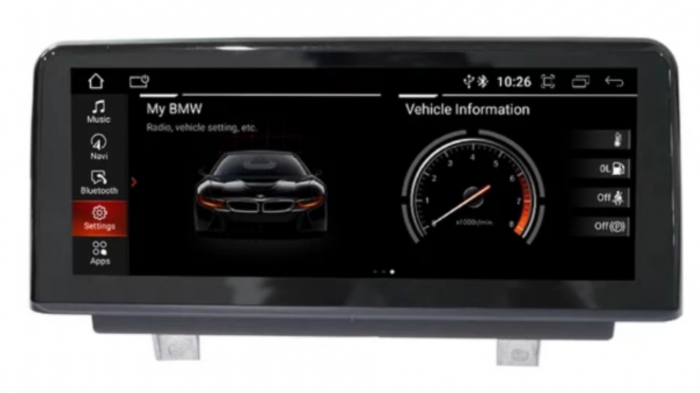 Navigatie dedicata BMW Seria 1 F20 F21 ( 2011 - 2017 ), NBT 8 GB RAM 64GB ROM, Octacore, Android 13, Display QLED 10.25", DSP, Carplay, Android Auto, Internet, Youtube, Waze, WIFI, SI [3]