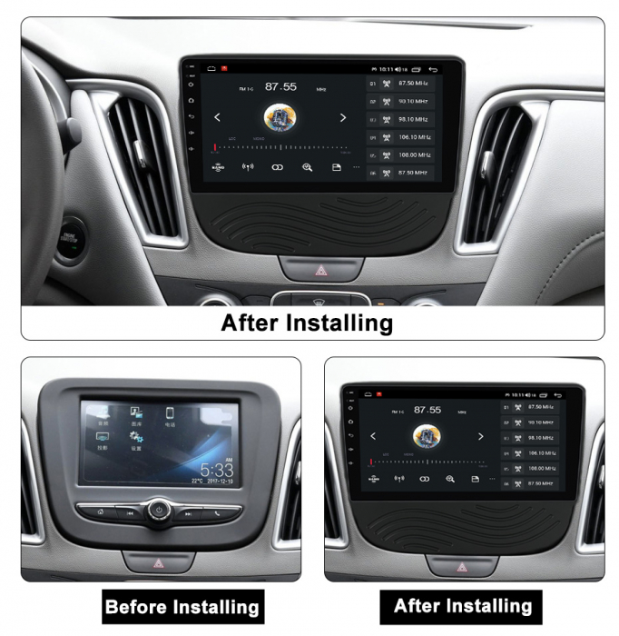 (Resigilata) Navigatie dedicata Chevrolet Malibu XL 2016-2018, Android 13, Wireless Carplay si Android auto 2 GB RAM 32 ROM, Display IPS, 9 inch, Microfon Extern, Full HD [5]