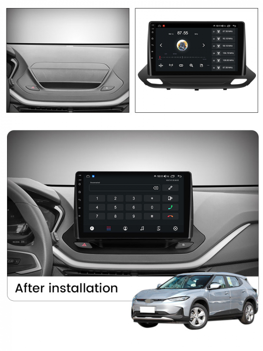 (Resigilata) Navigatie dedicata Chevrolet Menlo 2020-2022, Android 13, Wireless Carplay si Android auto 2 GB RAM 32 ROM, Display IPS, 9 inch, Microfon Extern, Full HD [5]