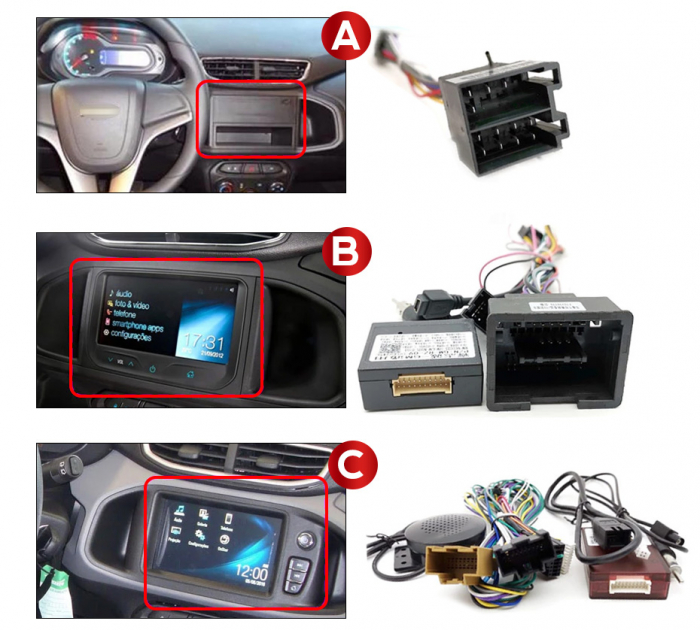 Navigatie dedicata Chevrolet Onix 2012-2019, 12GB RAM 256GB ROM, Android 13, Rezolutie 2K, Display QLED, 9", DSP, Carplay, Android Auto, Internet, Youtube, Waze, Wi Fi, USB [6]